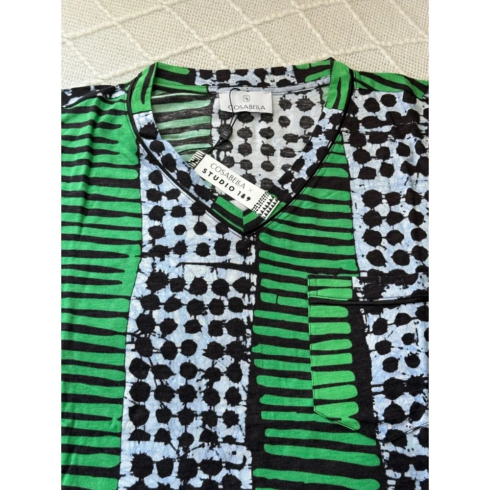 Cosabella‎ Men's Pima Cotton Modal Pajama Set Short Sleeve & Shorts Sleepwear L